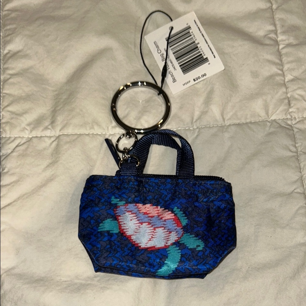 Vera Bradley Beach Tote Bag Charm